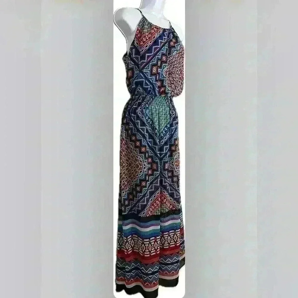 Enfocus Petite Maxi Multicolor Women's Dress (346) - Picture 3 of 11